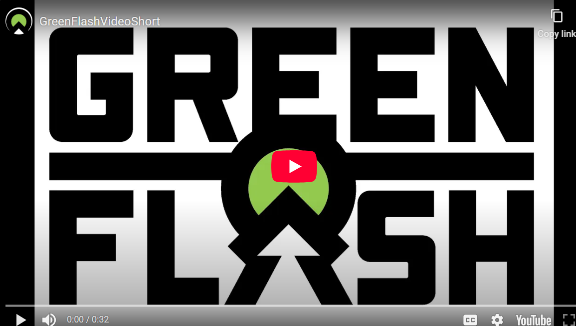 Load video: Green Flash product video